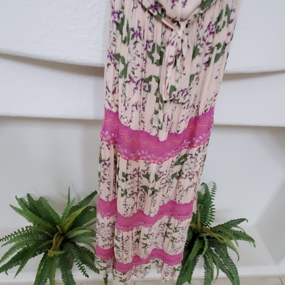 🔥 Floral Tube Top Maxi Dress size Small - Picture 8 of 8